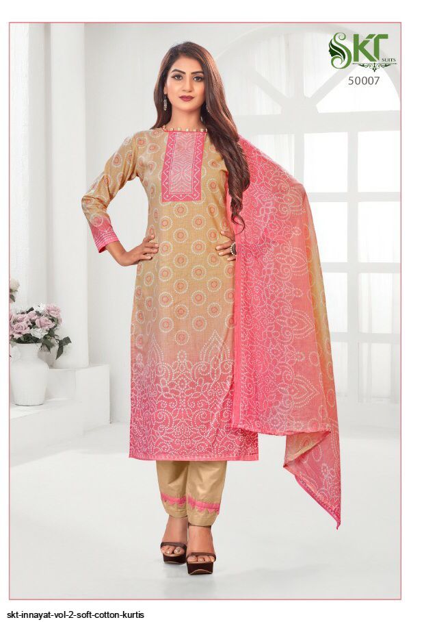 Skt Suits Innayat Vol 2 Soft Cotton Salwar Suits With Beautiful Digital Print