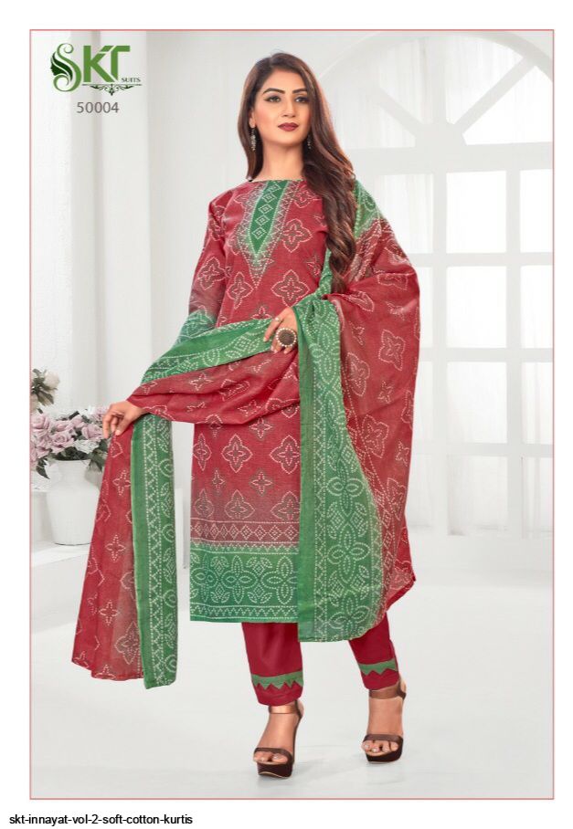 Skt Suits Innayat Vol 2 Soft Cotton Salwar Suits With Beautiful Digital Print