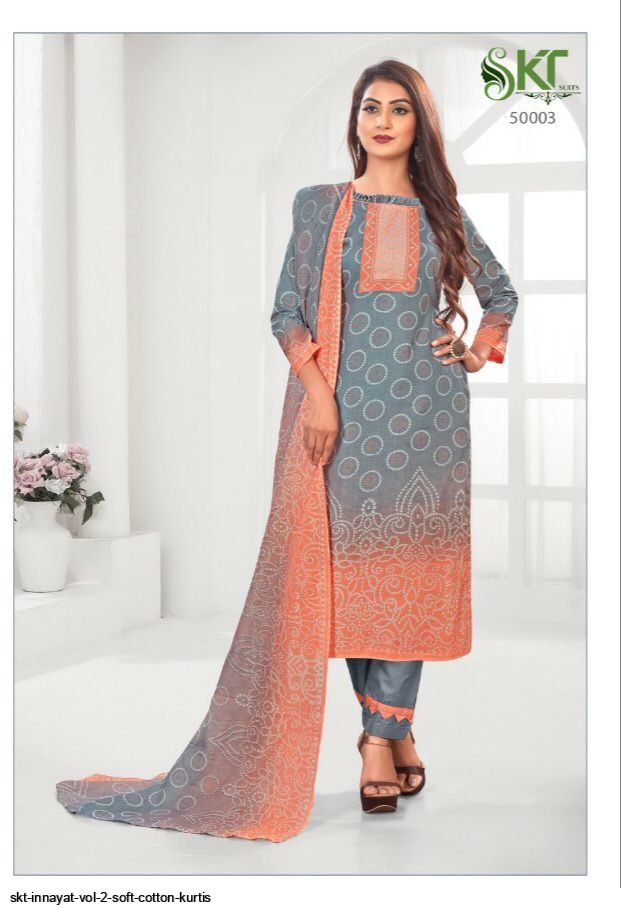 Skt Suits Innayat Vol 2 Soft Cotton Salwar Suits With Beautiful Digital Print