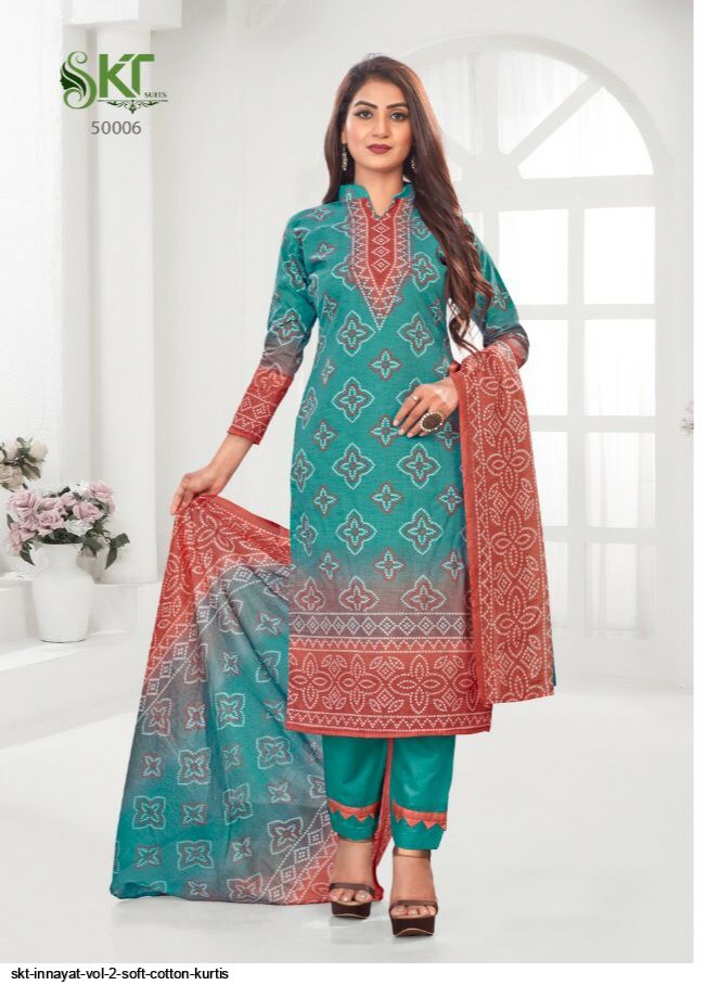 Skt Suits Innayat Vol 2 Soft Cotton Salwar Suits With Beautiful Digital Print