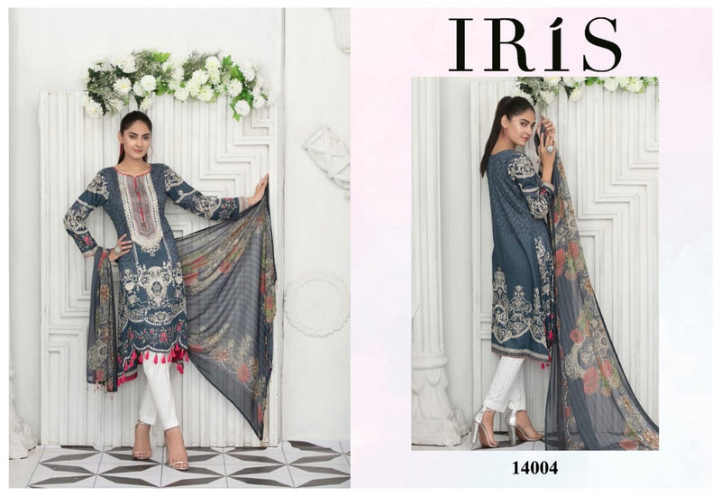Iris Vol 14 Cotton Printed Fancy  Salwar Suits