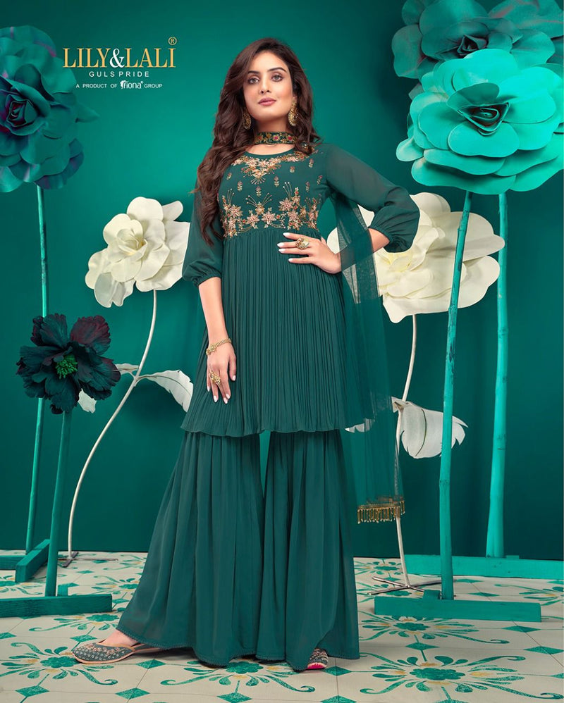 Lily And Lali Isabel Georgette With Beautiful Heavy Work Stylish Designer Attractive Look Fancy Kurti