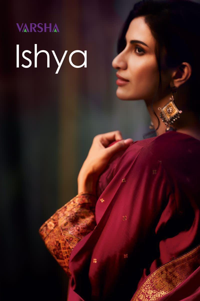 Varsha Ishya Silk With Heavy Embroidery Work Stylish Designer Festive Wear Fancy Salwar Suit