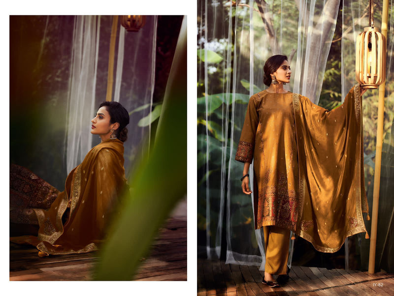 Varsha Ishya Silk With Heavy Embroidery Work Stylish Designer Festive Wear Fancy Salwar Suit