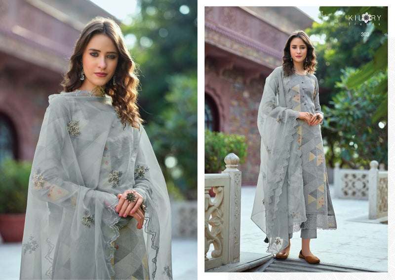 Kilory Trends Izhar Jam Cotton Fancy Designer Party Wear Salwar Suits