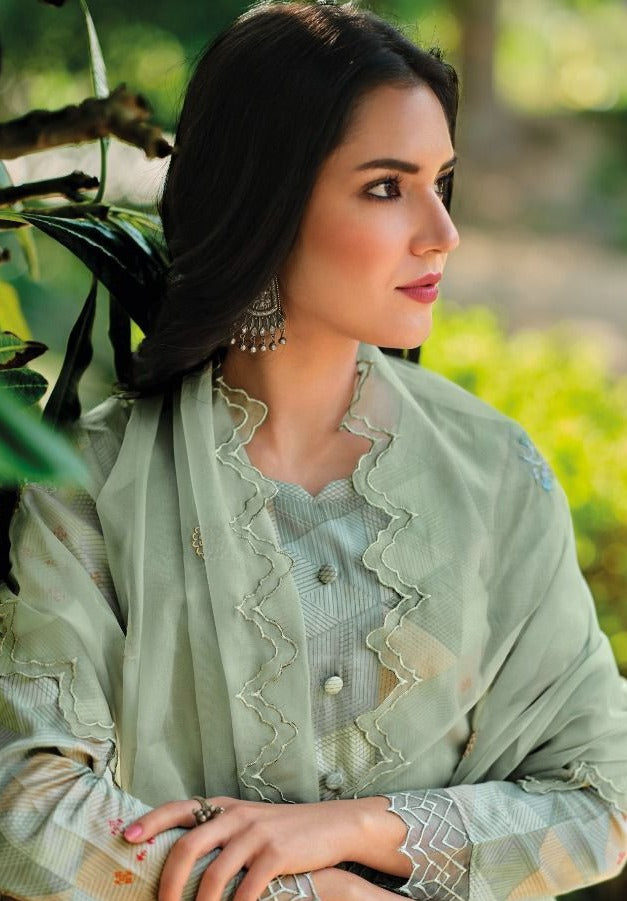Kilory Trends Izhar Jam Cotton Fancy Designer Party Wear Salwar Suits