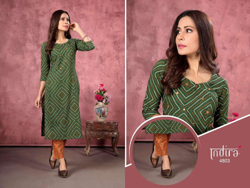 Indira Appatel Roz Meher Vol 2 Pure Cambric Cotton Jaipuri Embroidery Work Kurti