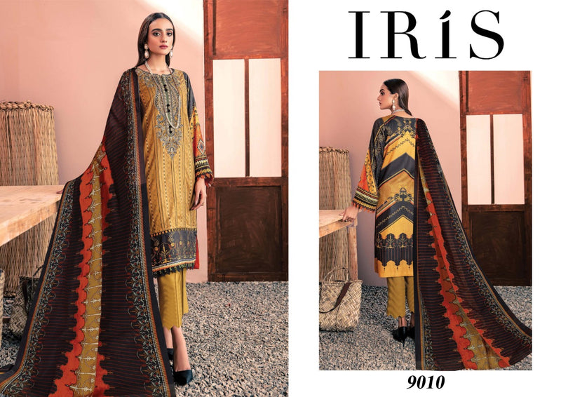 Iris Vol 9 Pure Cotton Karachi Printed Pakistani Dailywear Salwar Suits