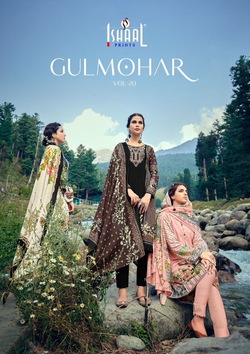 Ishaal Prints Gulmohar Vol 20 Lawn Cotton Salwar Suit