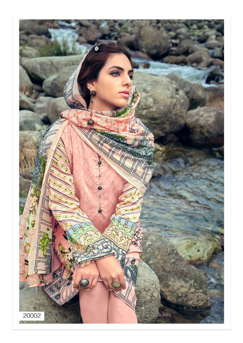 Ishaal Prints Gulmohar Vol 20 Lawn Cotton Salwar Suit
