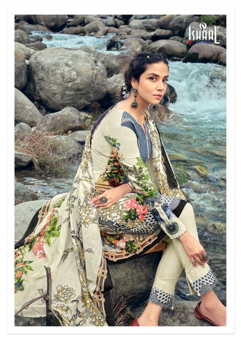 Ishaal Prints Gulmohar Vol 20 Lawn Cotton Salwar Suit