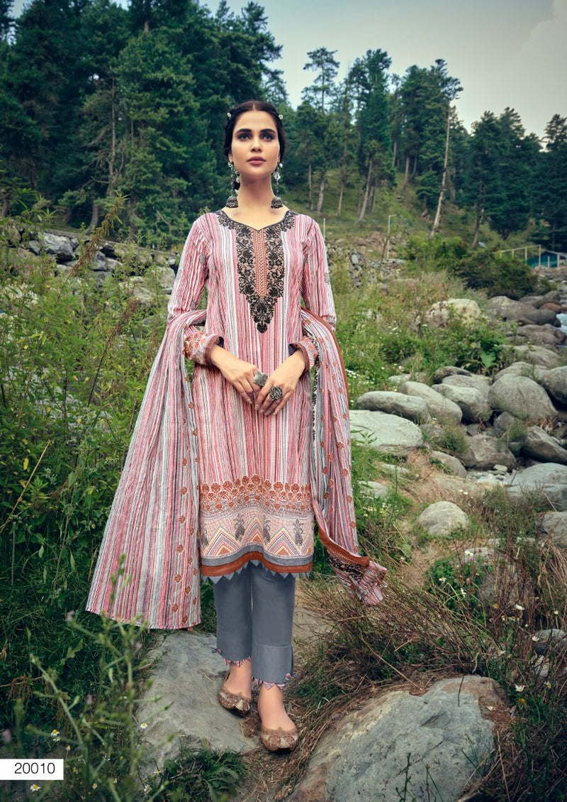 Ishaal Prints Gulmohar Vol 20 Lawn Cotton Salwar Suit