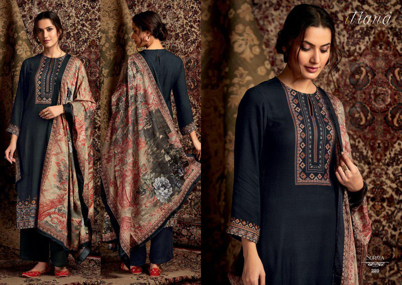 Itrana By Sahiba Soraya Pashmoina Prints Salwar Suit