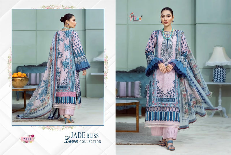 Shree Fabs Jade Bliss Lawn Collection Lawn Cotton Pakistani Style Printed Party Wear Salwar Suits