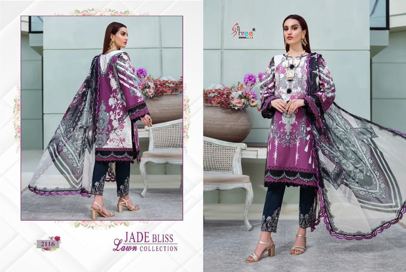 Shree Fabs Jade Bliss Lawn Collection Lawn Cotton Pakistani Style Printed Party Wear Salwar Suits