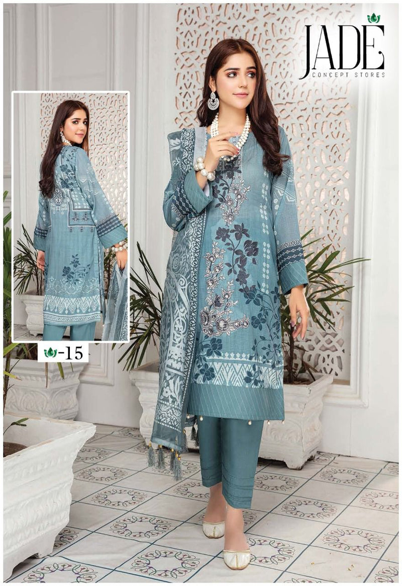 Jade Jahan Ara Cotton Collection Vol 2 Cotton Designer Pakistani Style Party Wear Salwar Suits