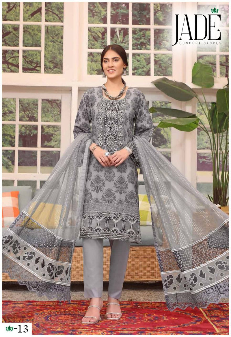 Jade Jahan Ara Cotton Collection Vol 2 Cotton Designer Pakistani Style Party Wear Salwar Suits