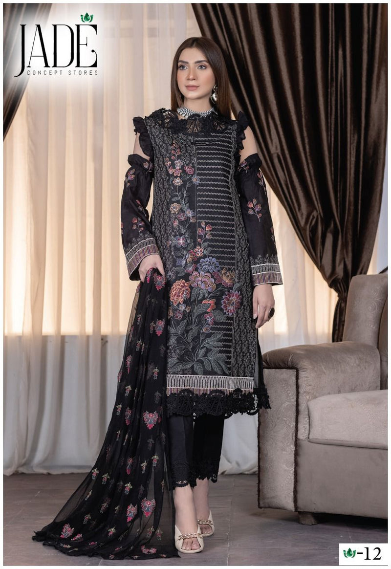 Jade Jahan Ara Cotton Collection Vol 2 Cotton Designer Pakistani Style Party Wear Salwar Suits