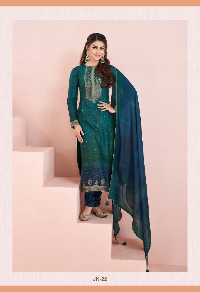 Varsha Jahanara Viscose Woven Digital Printed Party Wear Salwar Kameez