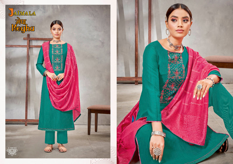 Alok Suit Jaimala Silk With Heavy Embroidery Work Stylish Designer Festive Wear Salwar Kameez