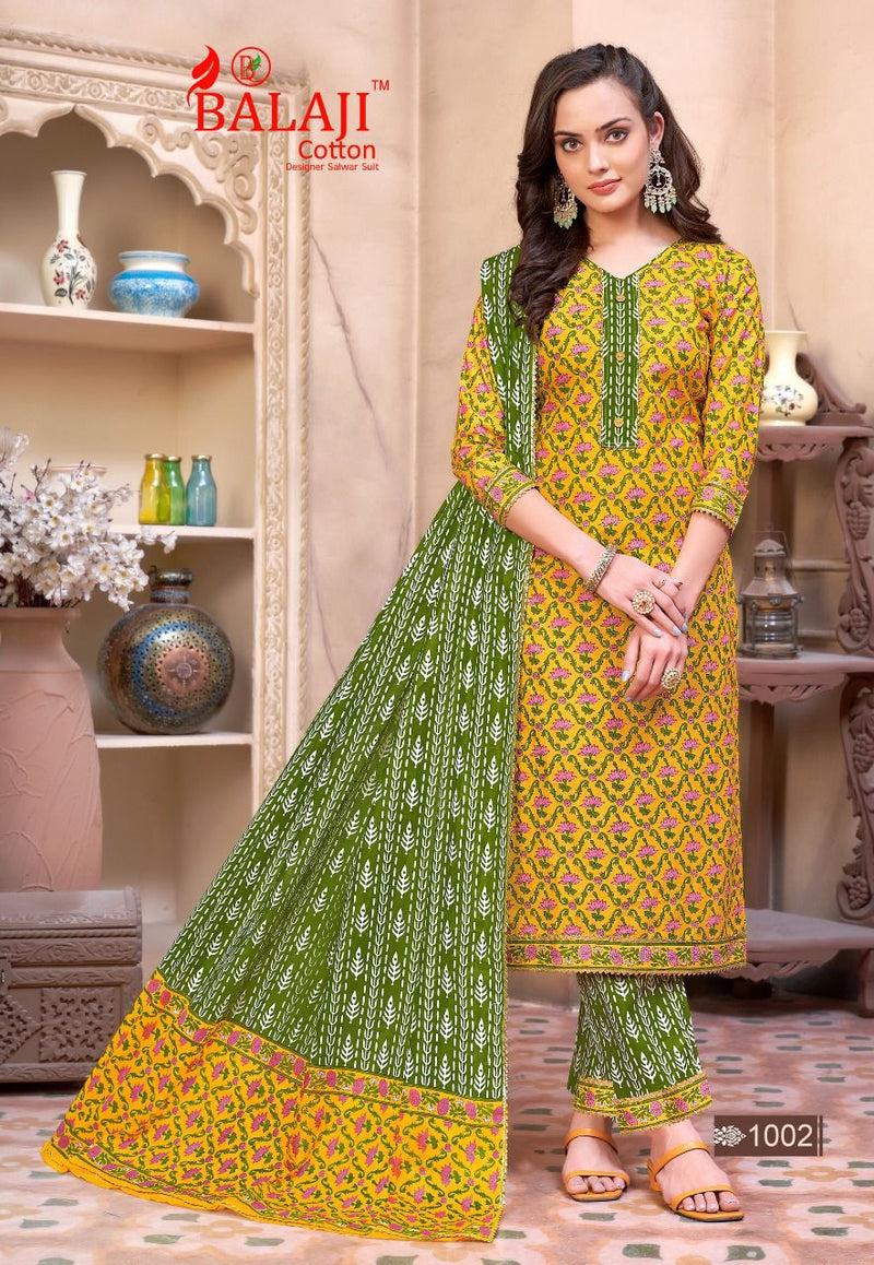 Balaji Cotton Jaipuri Lawn Cotton Fancy Printed Party Wear Salwar Suits