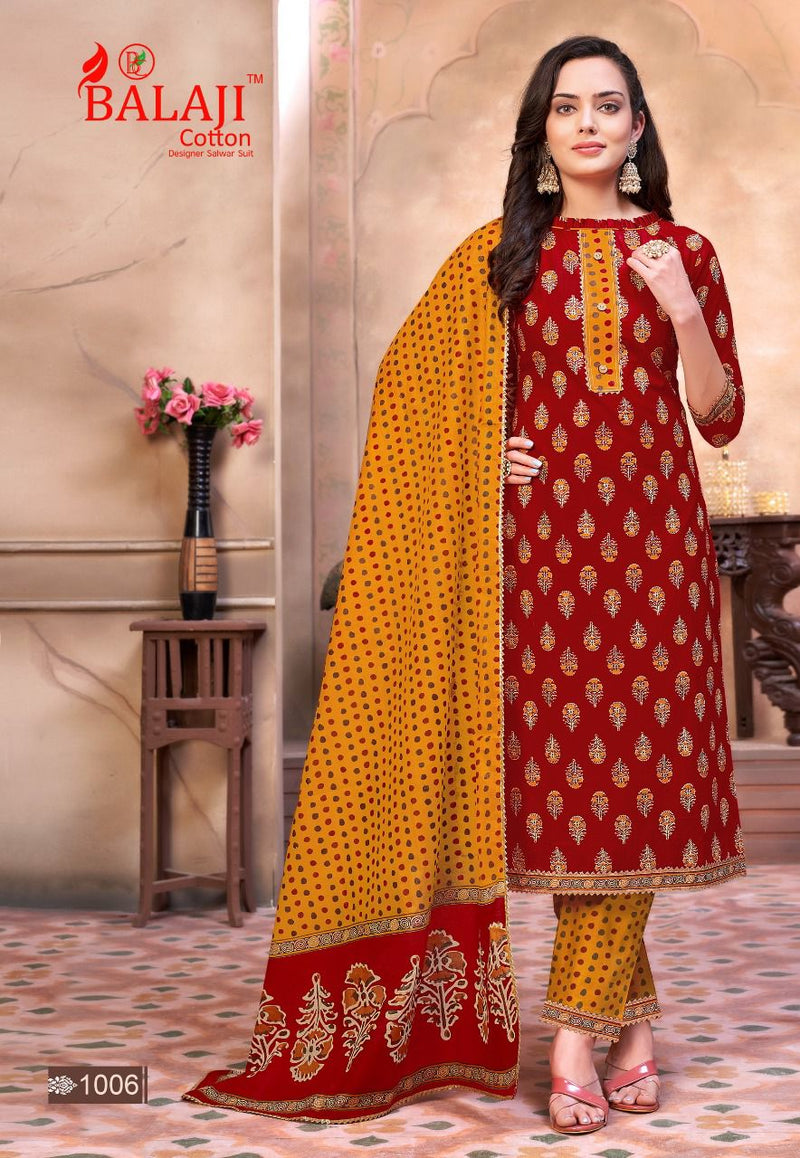 Balaji Cotton Jaipuri Lawn Cotton Fancy Printed Party Wear Salwar Suits