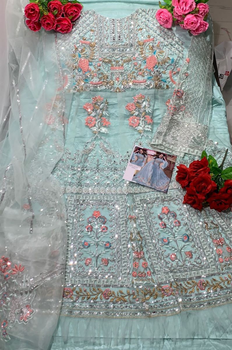 Zarqash Jashan Vol 2 Butterfly Net Elegant Designer Pakistani Style Wedding Wear Salwar Suits