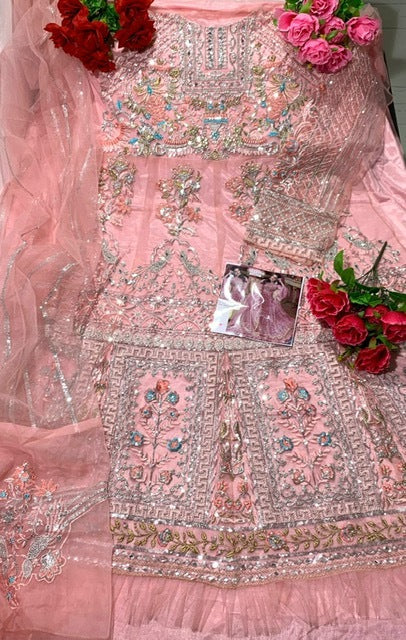 Zarqash Jashan Vol 2 Butterfly Net Elegant Designer Pakistani Style Wedding Wear Salwar Suits