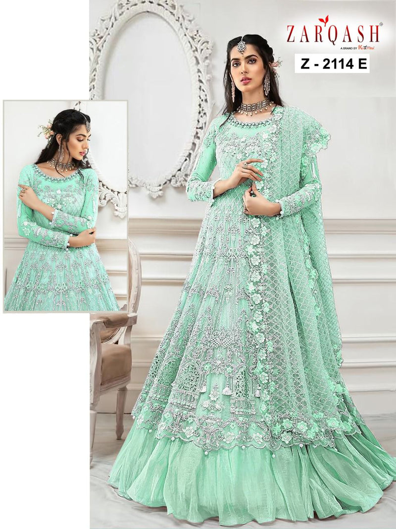Zarqash Jashan Vol 3 Butterfly Net Designer Pakistani Style Wedding Wear Suits