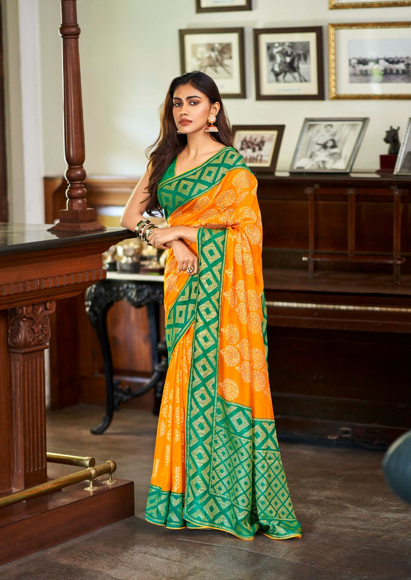 Lt Fashions Janshi Silk Brasso Exclusive Collection Of Beautiful Festive Wear Sarees