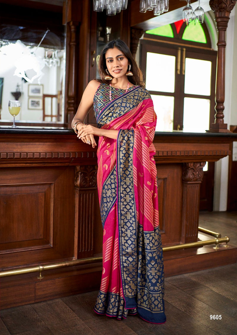 Lt Fashions Janshi Silk Brasso Exclusive Collection Of Beautiful Festive Wear Sarees