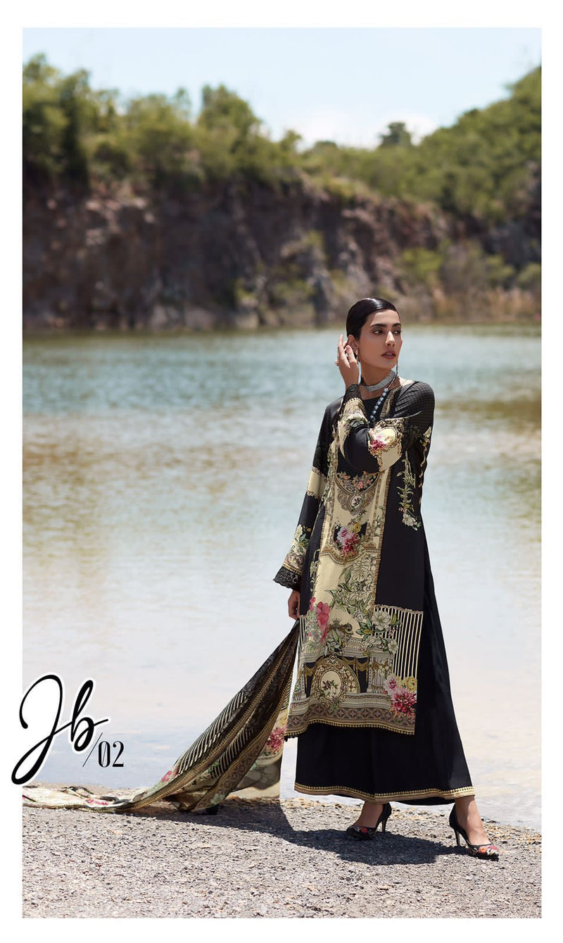 Varsha Jashne E Bahar Lawn Cotton With Embroidery Work Stylish Designer Festive Wear Salwar Kameez
