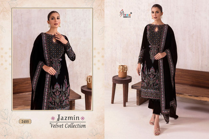 Shree Fabs Jazmin Velvet Collection Velvet With Heavy Embroidery Work Stylish Designer Pakistani Salwar Kameez