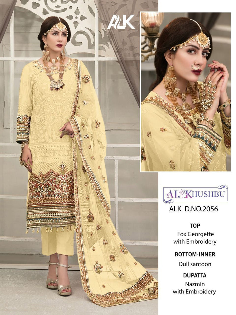Al Khushbu Joya Vol 1 Georgette With Heavy Embroidery Wedding Wear Salwar Suits