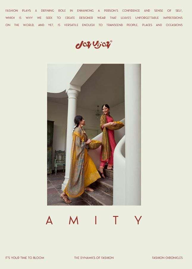 Jay Vijay Amity Moga Silk Fency designer salwar Kameez