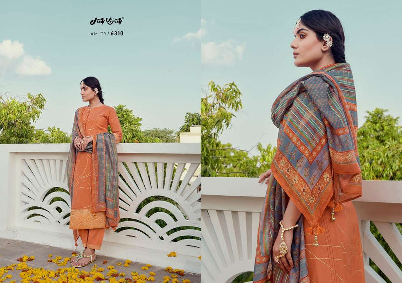 Jay Vijay Amity Moga Silk Fency designer salwar Kameez