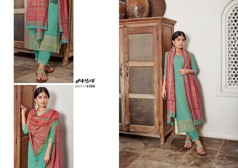 Jay Vijay Amity Moga Silk Fency designer salwar Kameez