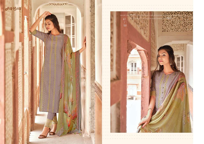 Jay Vijay Launch By Zarokha Cotton Silk With Embroidery Work Designer Wedding Wear Salwar Kameez