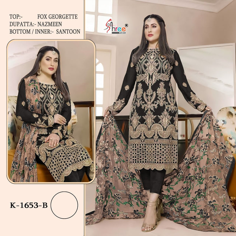 Shree Fabs K 1563 B Georgette With Heavy Embroidery Work Stylish Designer Pakistani Wedding Wear Salwar Kameez