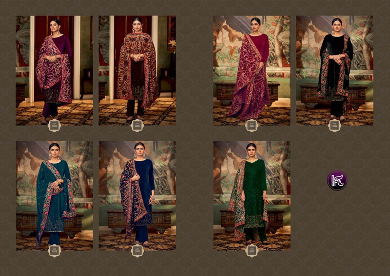 Kala Fashion Heaven Velvet With Heavy Embroidery Work Stylish Designer Festive Wear Salwar Kameez