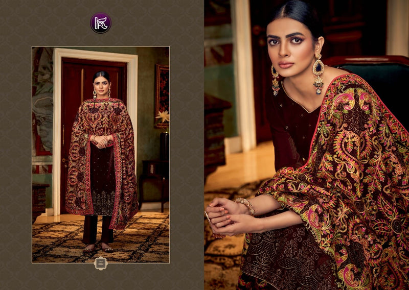 Kala Fashion Heaven Velvet With Heavy Embroidery Work Stylish Designer Festive Wear Salwar Kameez