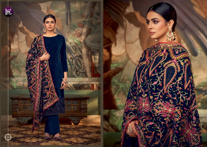 Kala Fashion Heaven Velvet With Heavy Embroidery Work Stylish Designer Festive Wear Salwar Kameez