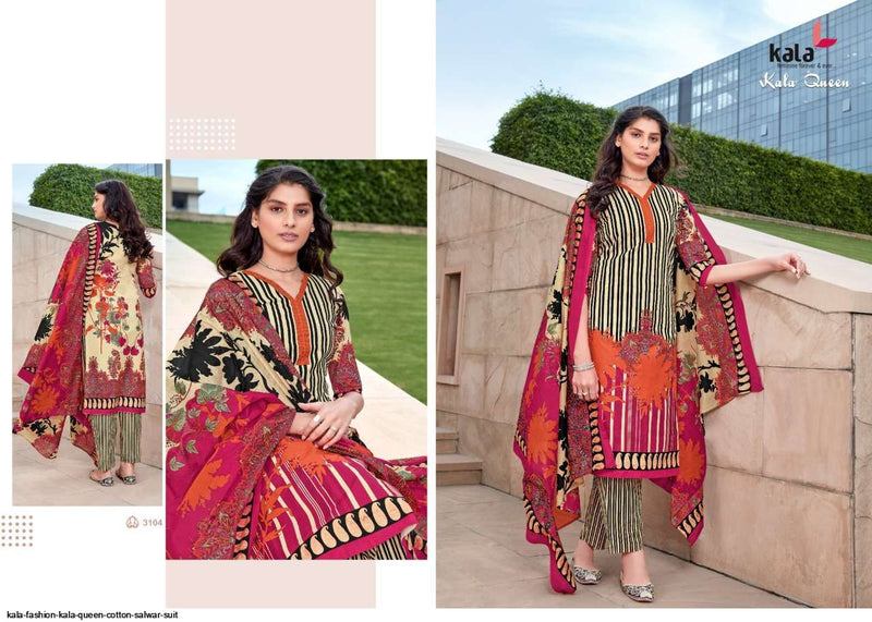 Kala Fashion Kala Queen Fancy Stylish Cotton Printed Party Wear Salwar Suits