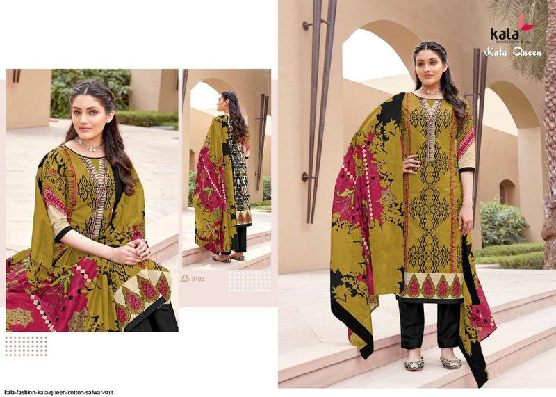 Kala Fashion Kala Queen Fancy Stylish Cotton Printed Party Wear Salwar Suits