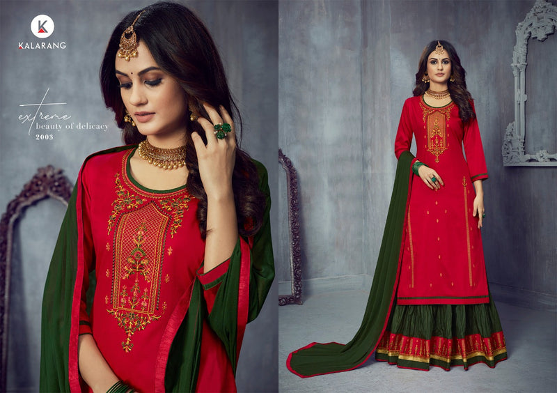 Kalarang Fashion Blossom Vol 14 Jam Silk Designer Salwar Kameez