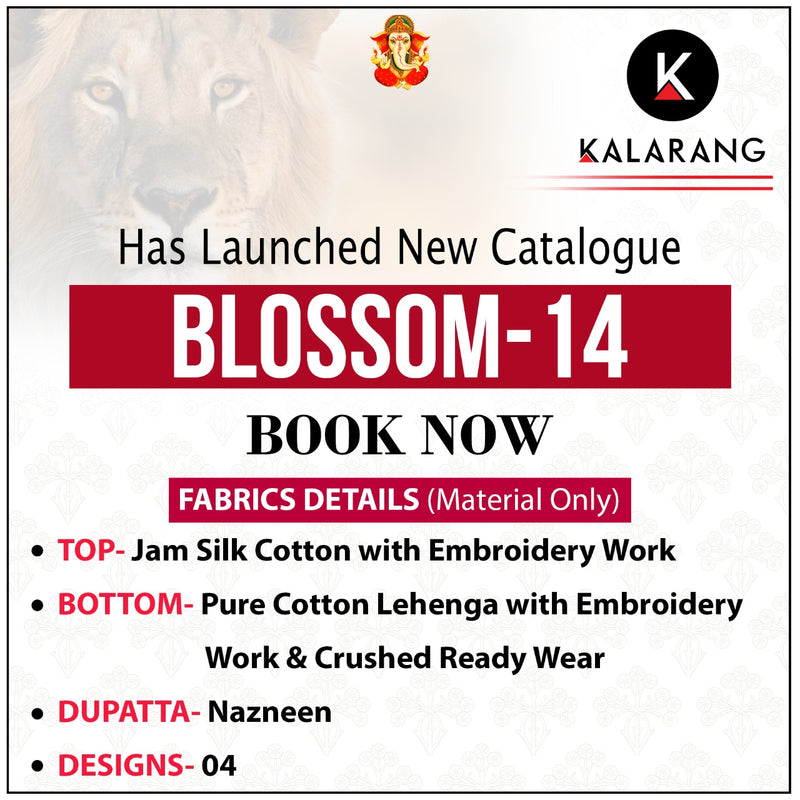 Kalarang Fashion Blossom Vol 14 Jam Silk Designer Salwar Kameez