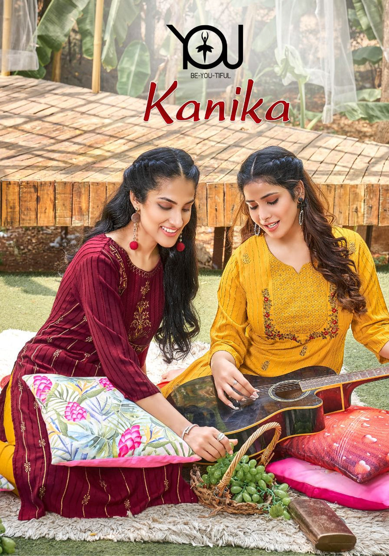 Wanna Kanika Rayon Lining Fancy Festive Wear Kurtis With Bottom