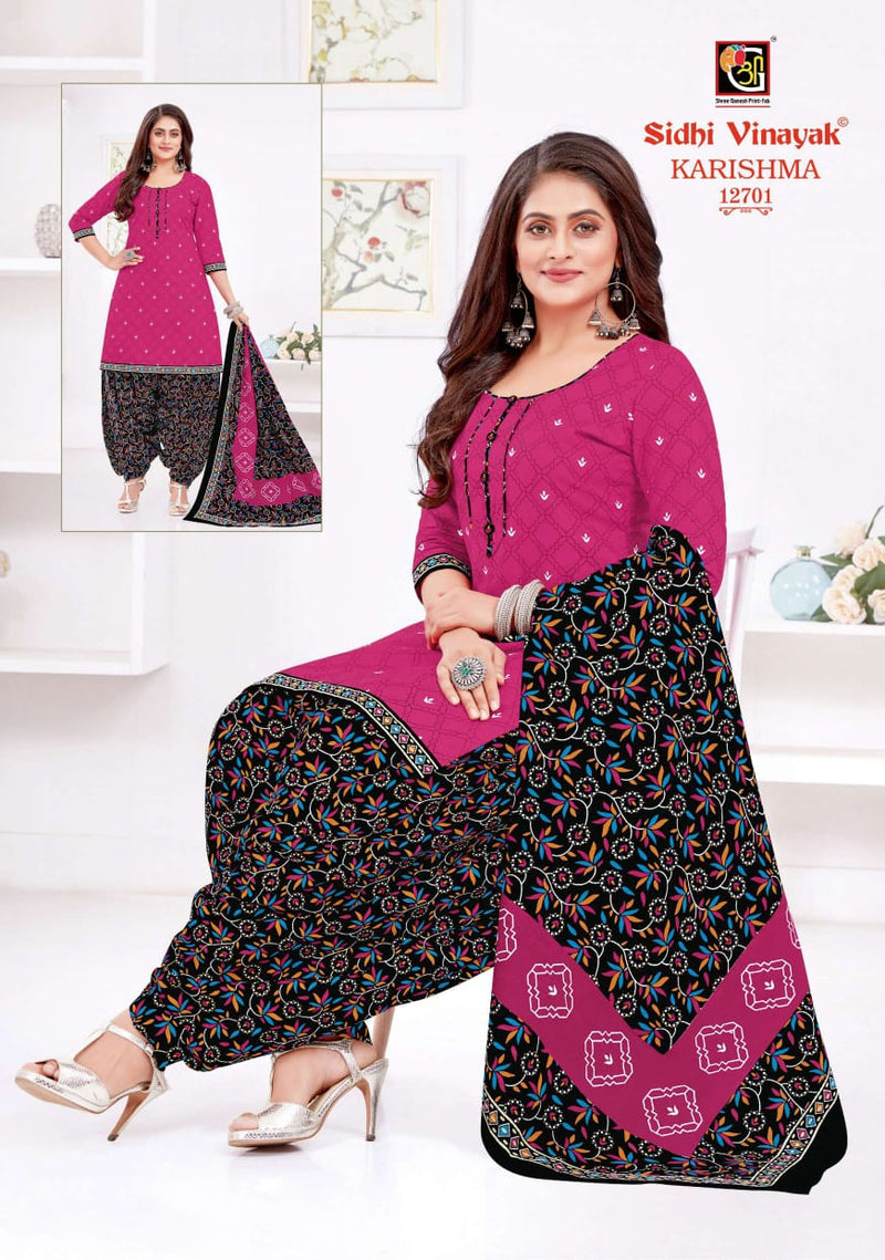 Siddhi Vinayak Karishma Vol 9 Cotton Printed Patiala Style Festive Wear Salwar Kameez