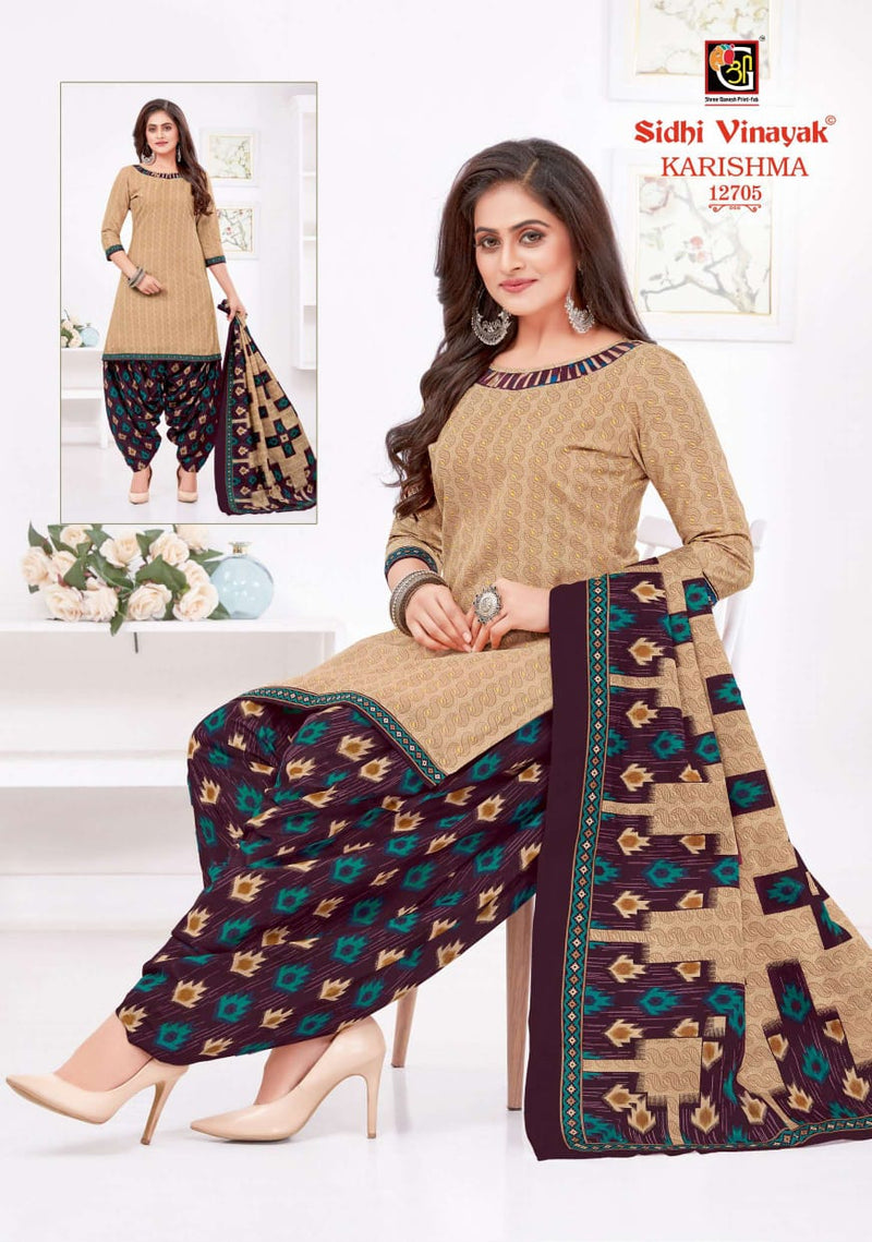 Siddhi Vinayak Karishma Vol 9 Cotton Printed Patiala Style Festive Wear Salwar Kameez