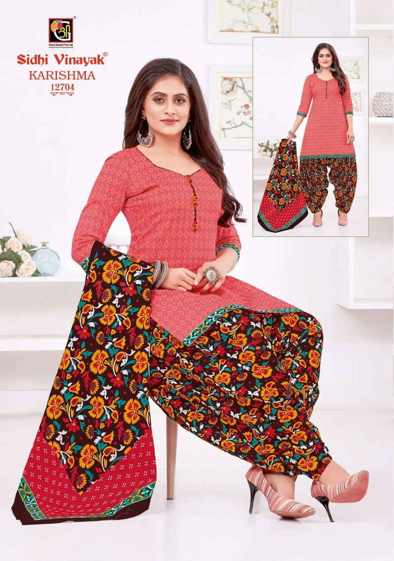 Siddhi Vinayak Karishma Vol 9 Cotton Printed Patiala Style Festive Wear Salwar Kameez